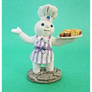 Vintage Danbury Mint Pillsbury Doughboy Perpetual‎ Calendar Figurine JUNE - NIB